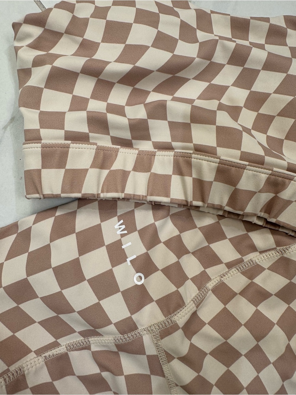 Wilo The Label checkered activewear set - Picture 2 of 3